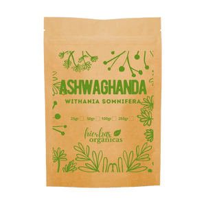 Ashwagandha en Polvo - Hierbas Orgánicas de México