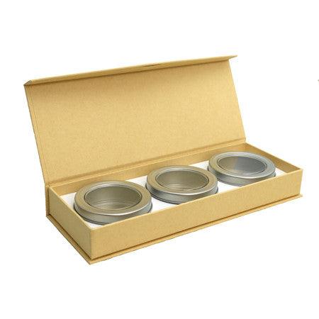 Caja con 3 Latas para Té - Hierbas Orgánicas de México