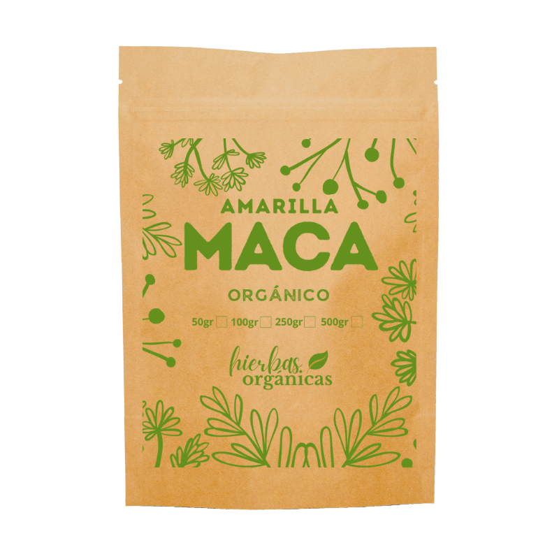 Maca Amarilla en Polvo Orgánica - Hierbas Orgánicas de México