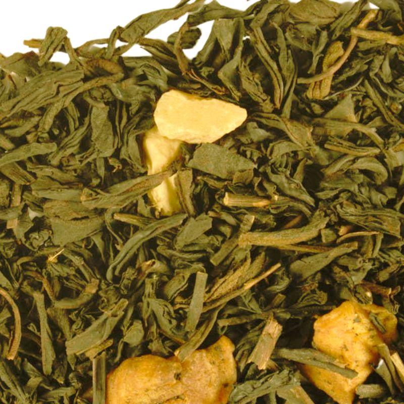 Té Verde Jengibre Naranja Durazno - Hierbas Orgánicas de México
